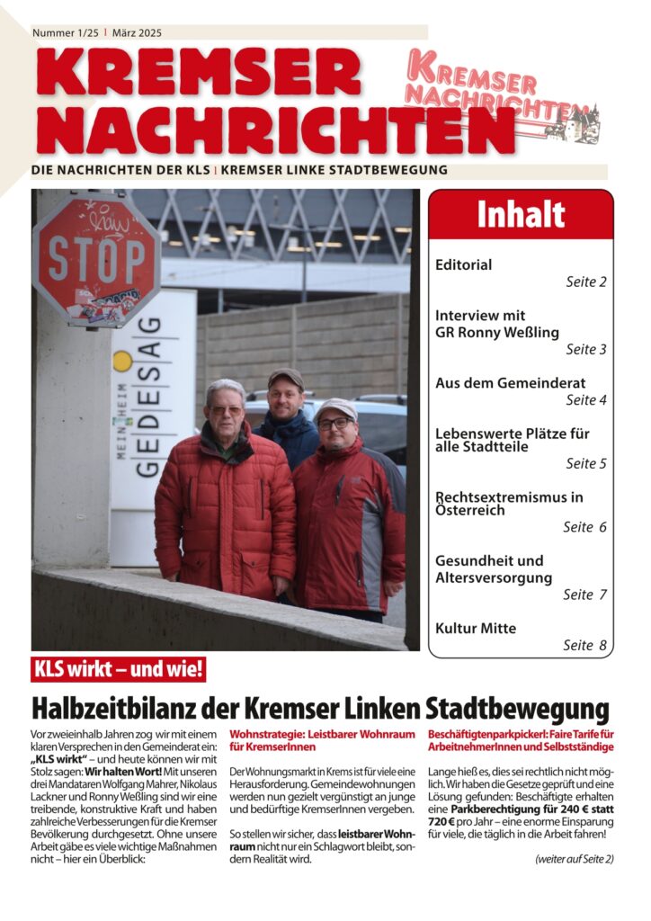 Kremser Nachrichten 01/2025